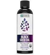 Zhou Organic Black Seed Oil | 100% Virgin Cold Pressed Omega 3 6 9 | Super Antioxidant for Immune...