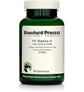 Standard Process - VF Omega-3 - Fish Oil Supplement for Dogs and Cats - Omega-3 and Omega-6 Fatty...