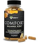 KaraMD Comfort Guard X24 - Natural Joint Support Supplement - with Turmeric Curcumin, Boswellia &...