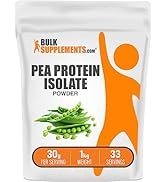 BULKSUPPLEMENTS.COM Pea Protein Isolate Powder - Pea Protein Powder Unflavored - Vegan Protein Po...