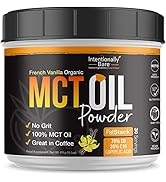 Intentionally Bare Organic MCT Oil Powder - Zero Net Carbs & No Grit – Keto, Paleo, Vegan - 70% C...