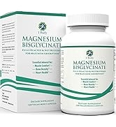 Magnesium Bisglycinate Chelate - Reduce Muscle Cramps and Improve Sleep - Maximum Absorption with...