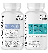 Water Weight Pills for Thin Waistline Belly Bloating Swelling & Temporary Water Retention + Elect...