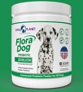 dog probiotic powder dogs pet pets supplement 20 billion strains cultures cfu gut